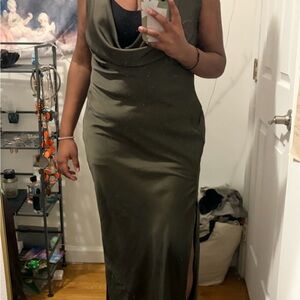 ASOS Olive Maxi Dress